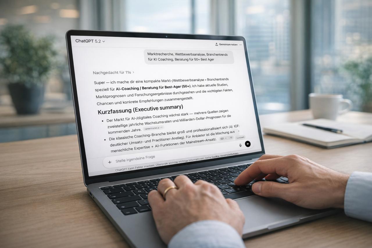 ChatGPT erstellt eine Marktanalyse